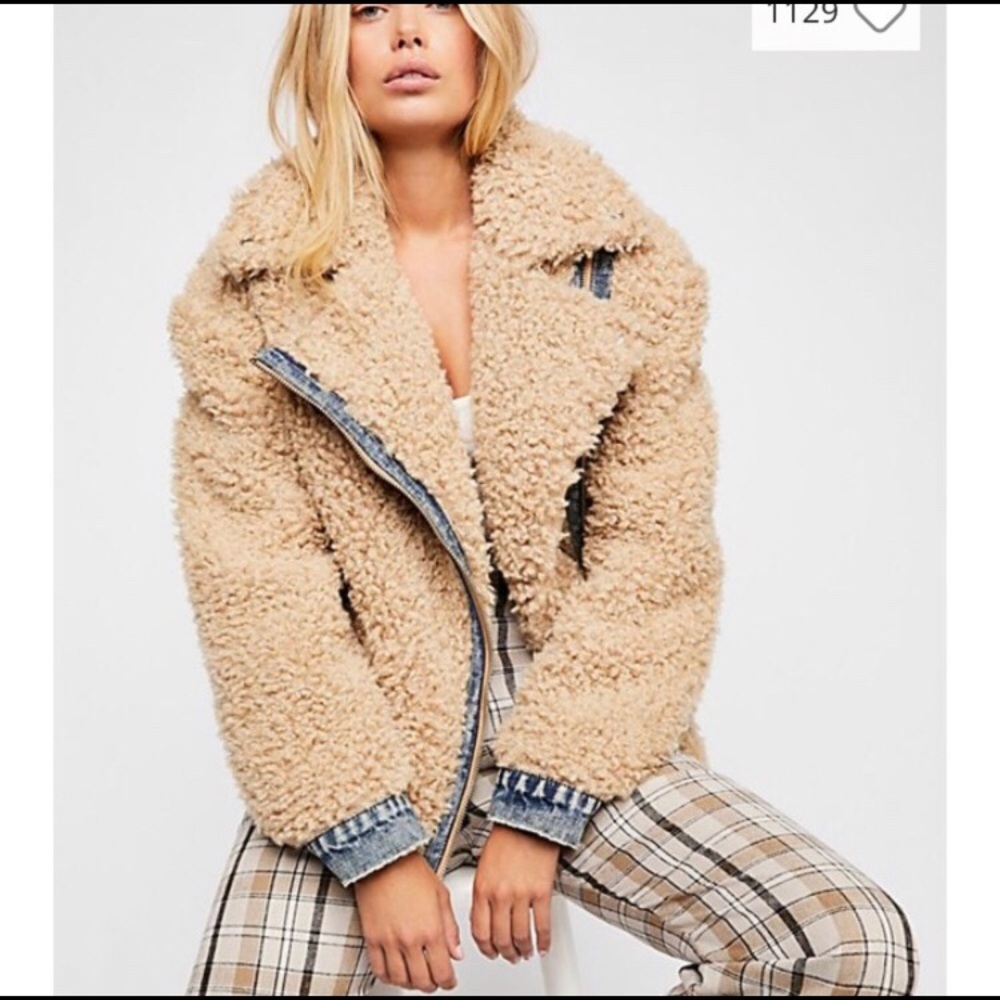 Free People Teddy Moto Jacket